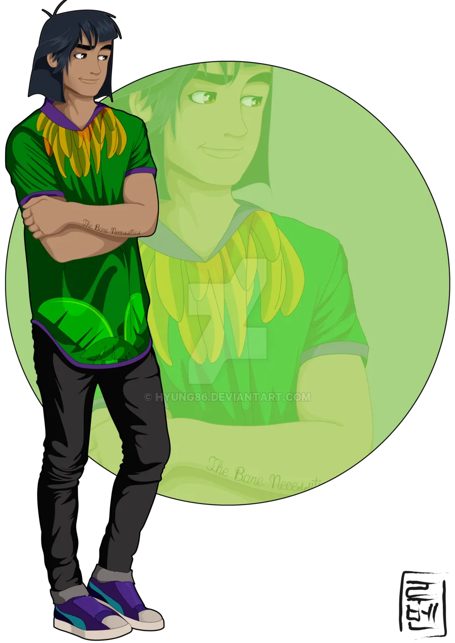 Mowgli exploring, curious jungle boy, free transparent png